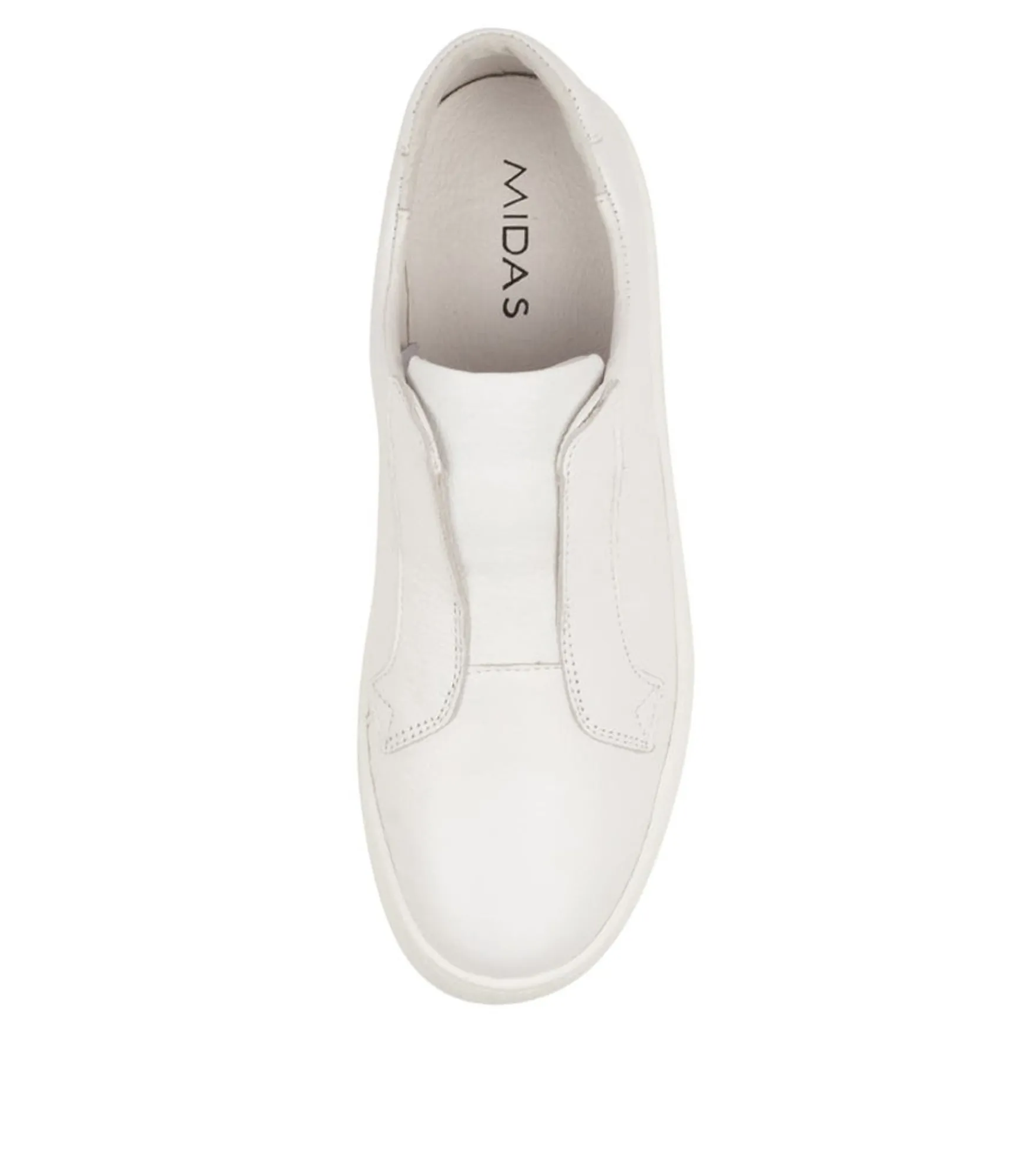 Hot Midas Shoes Shiann White Leather