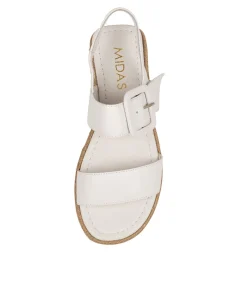 Hot Midas Shoes Silo White Leather
