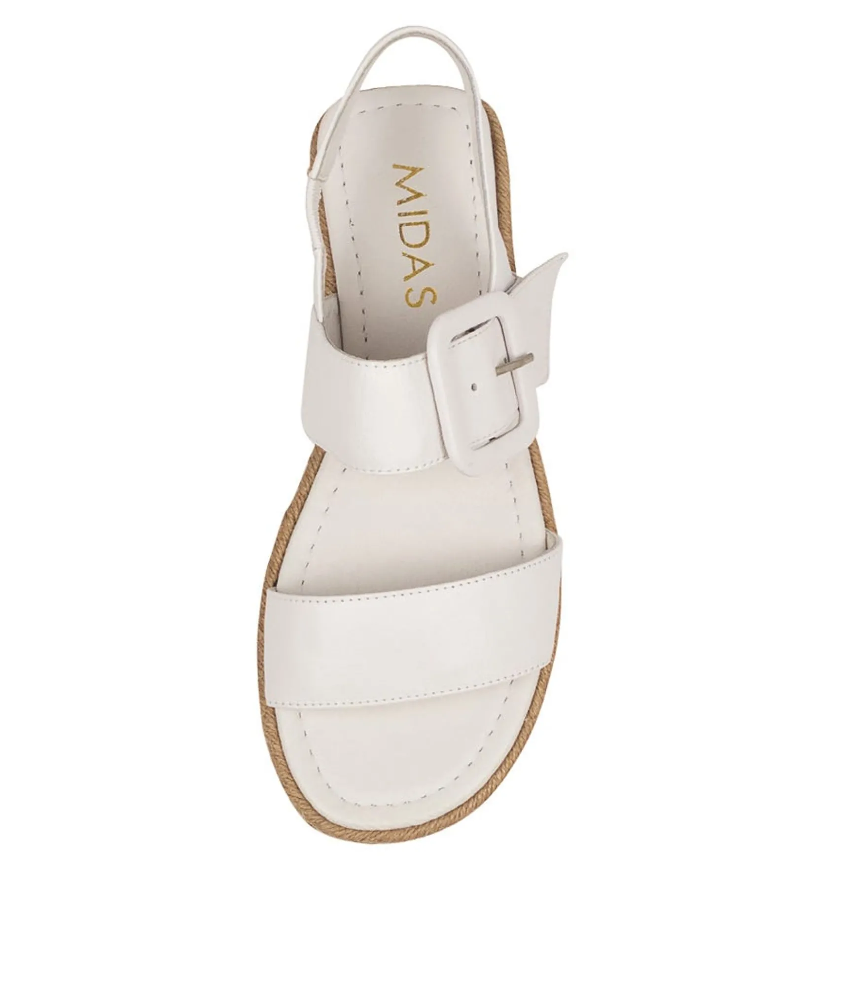 Hot Midas Shoes Silo White Leather