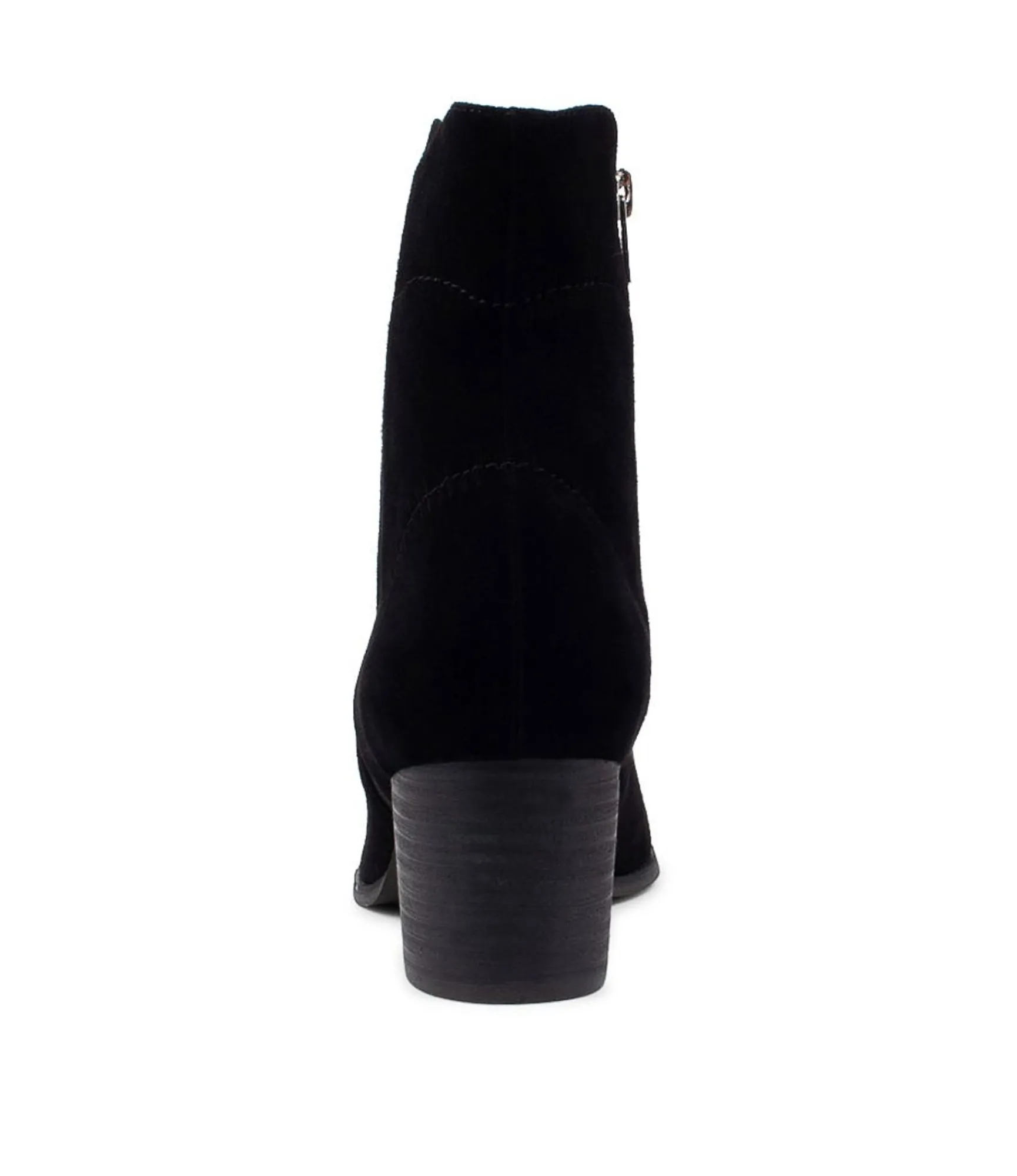 Clearance Midas Shoes Sinner Black Suede Ankle Boots Bh