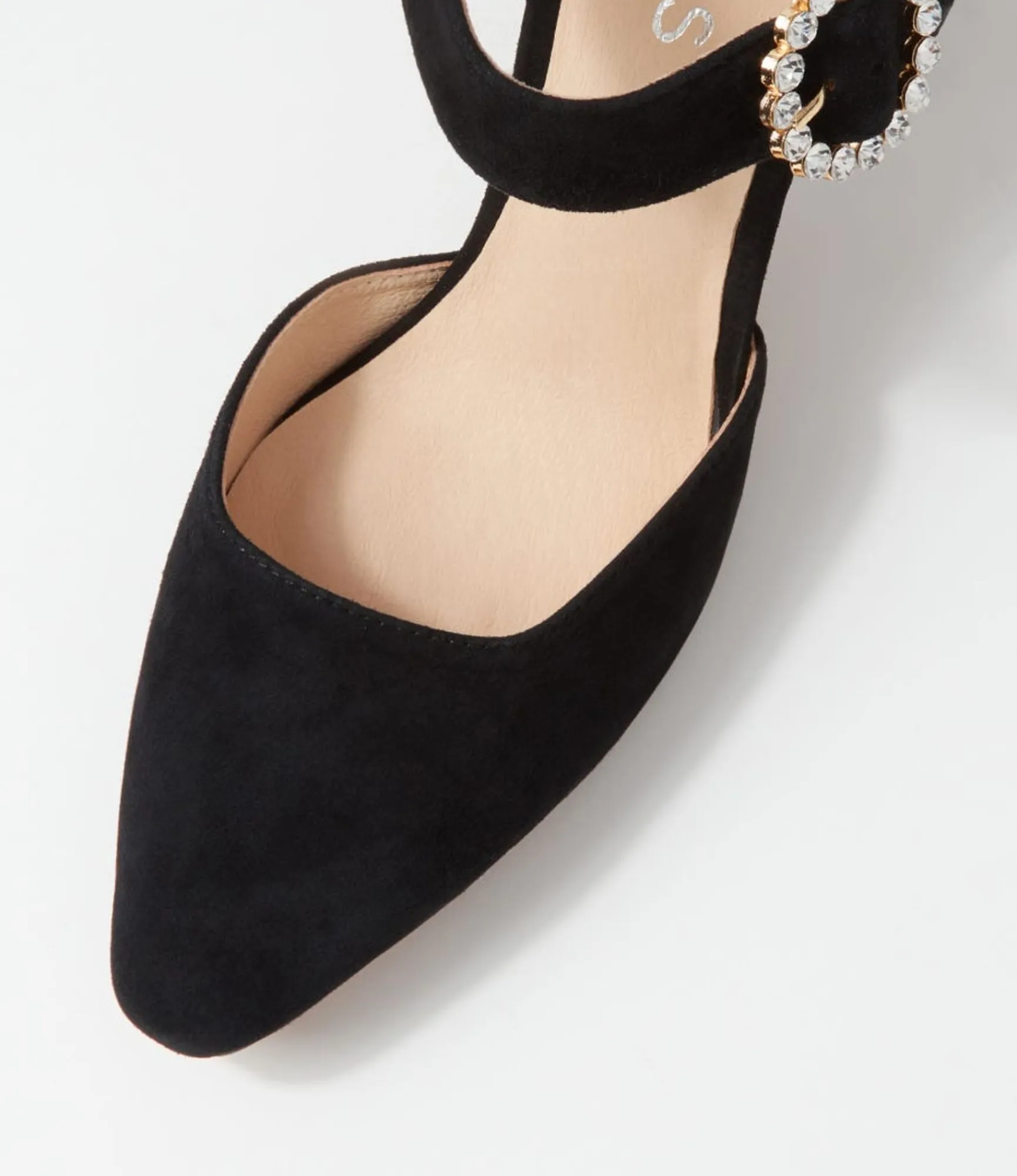 Cheap Midas Shoes Sisly Black Suede Heels