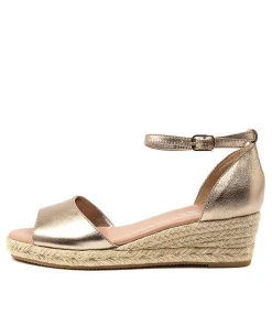 Online Midas Shoes Skippy Champagne Leather