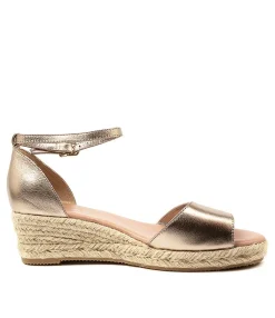 Online Midas Shoes Skippy Champagne Leather