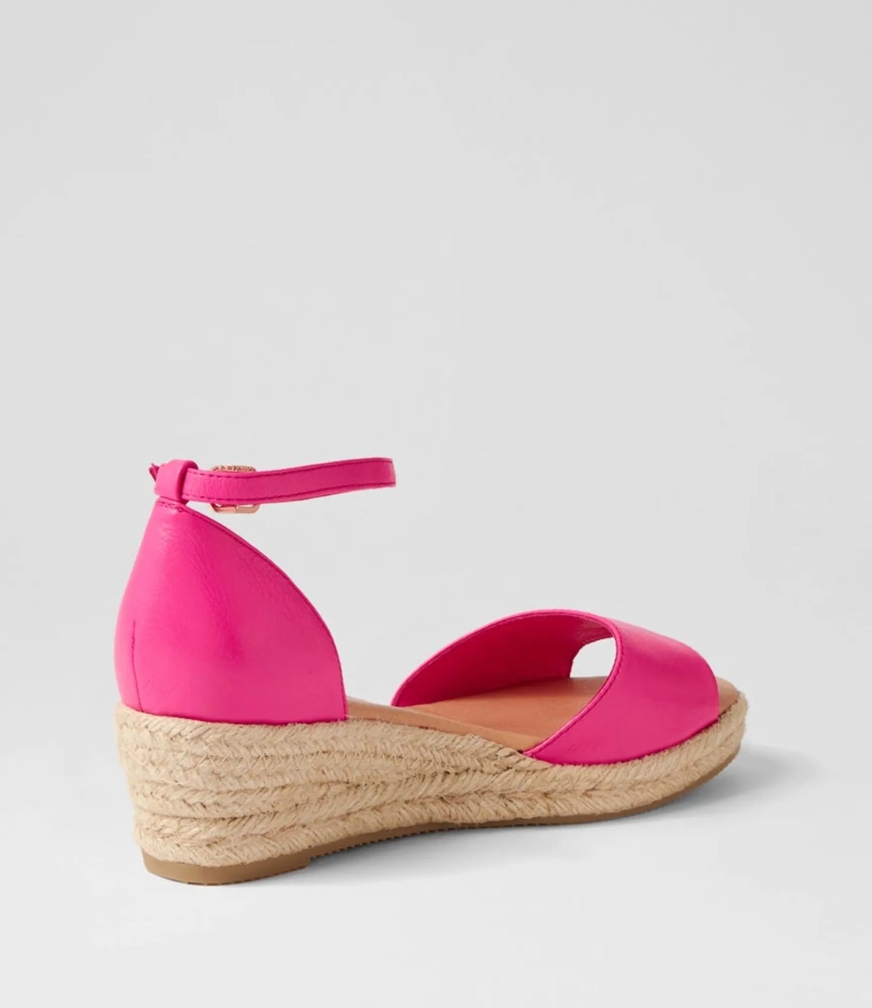 Cheap Midas Shoes Skippy Hot Pink Natural Rope Leather Sandals