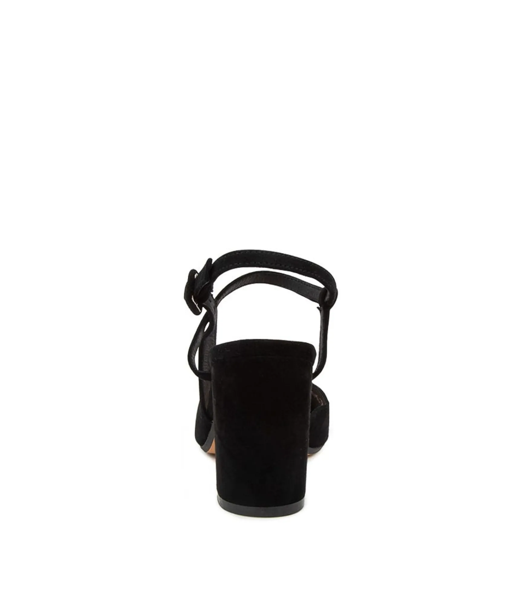 New Midas Shoes Skye Black Suede Heels