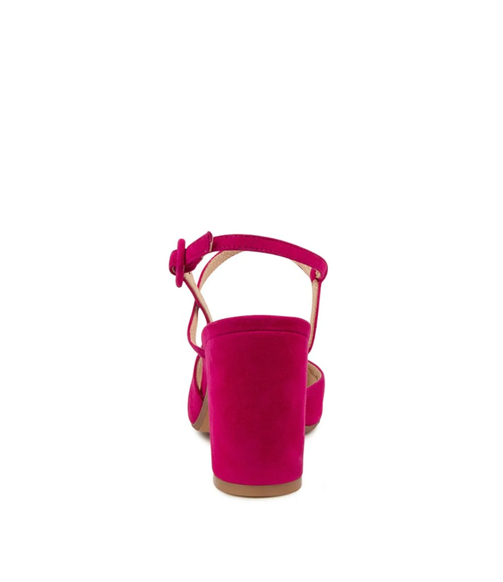 Best Midas Shoes Skye Fuchsia Suede Heels