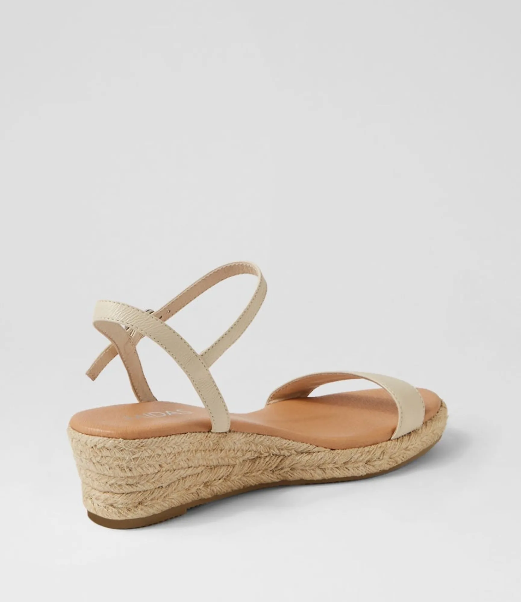 Outlet Midas Shoes Sofi Milk Leather Espadrilles