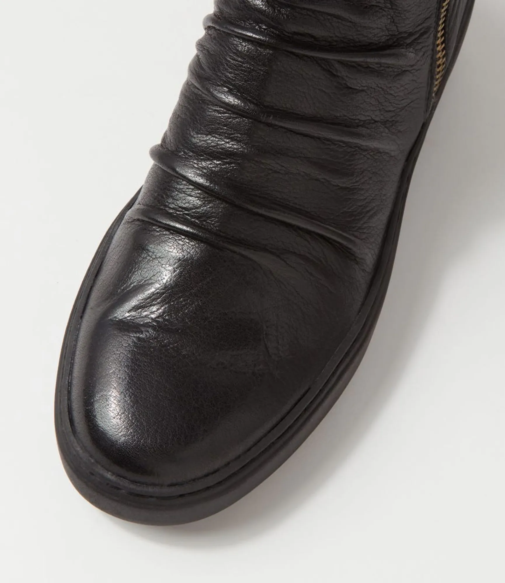 Shop Midas Shoes Soul Black Leather Ankle Boots