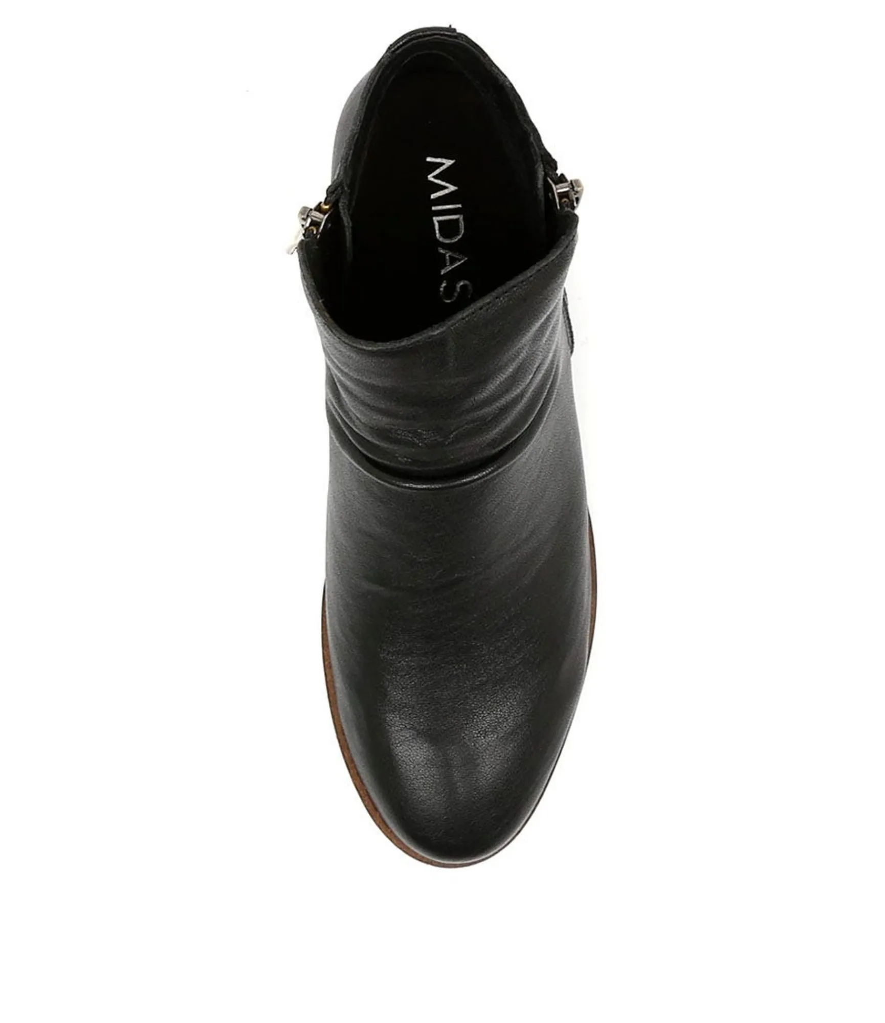 Sale Midas Shoes Spices Black Leather