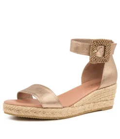 Shop Midas Shoes Sprung Champagne Leather