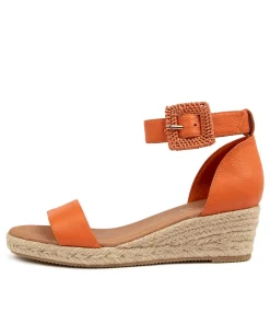 Shop Midas Shoes Sprung Orange Leather