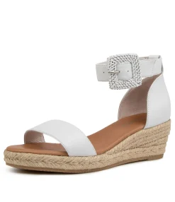 New Midas Shoes Sprung White Leather