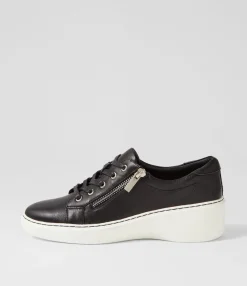 Store Midas Shoes Stomps Black Leather Lace Up Flats