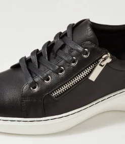 Store Midas Shoes Stomps Black Leather Lace Up Flats