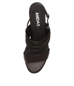 Best Sale Midas Shoes Talsa Black Leather