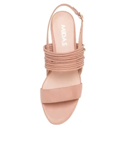 Hot Midas Shoes Talsa Nude Leather