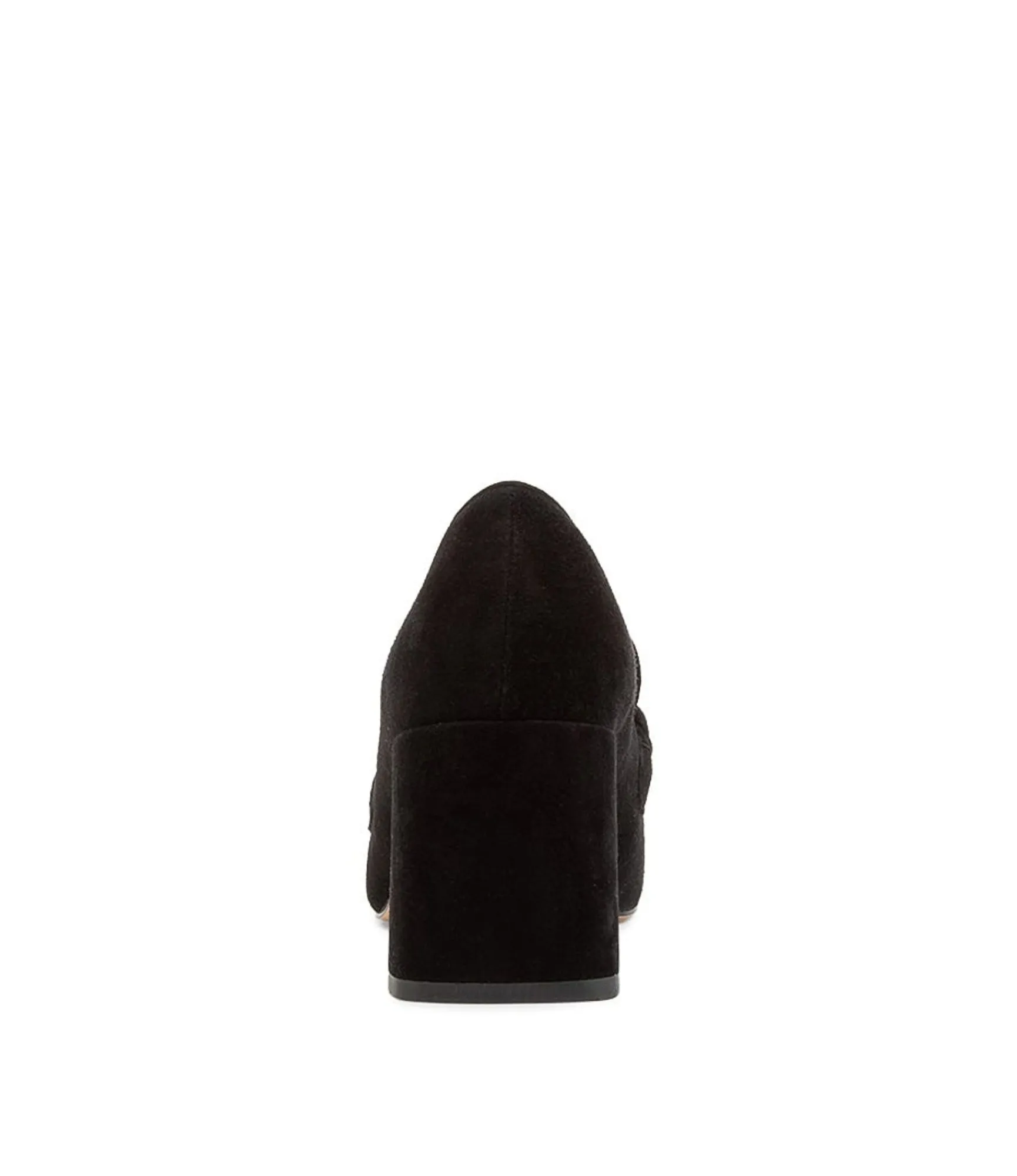 Fashion Midas Shoes Tarni Black Suede Heels