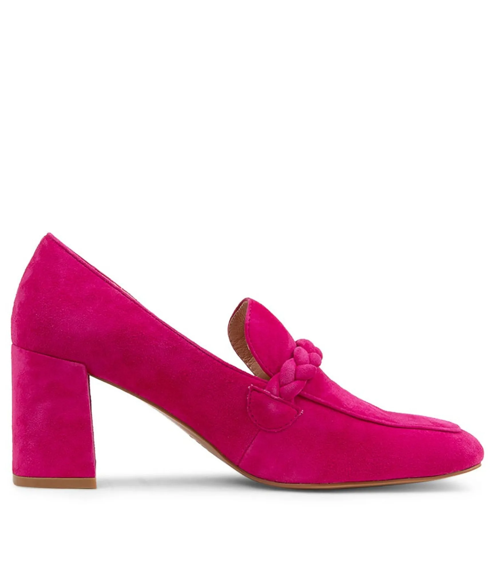 Outlet Midas Shoes Tarni Fuchsia Suede Heels