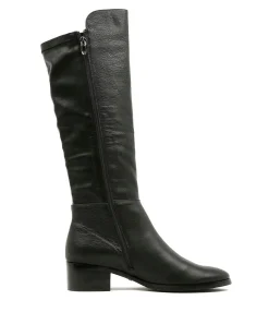 Shop Midas Shoes Tataley Black Leather