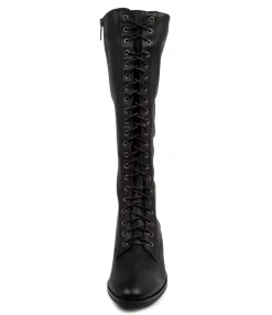 Cheap Midas Shoes Tatum Black Leather