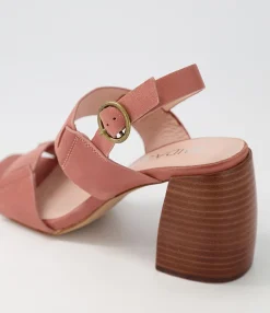 Best Sale Midas Shoes Tayde Rose Honey Leather Sandals