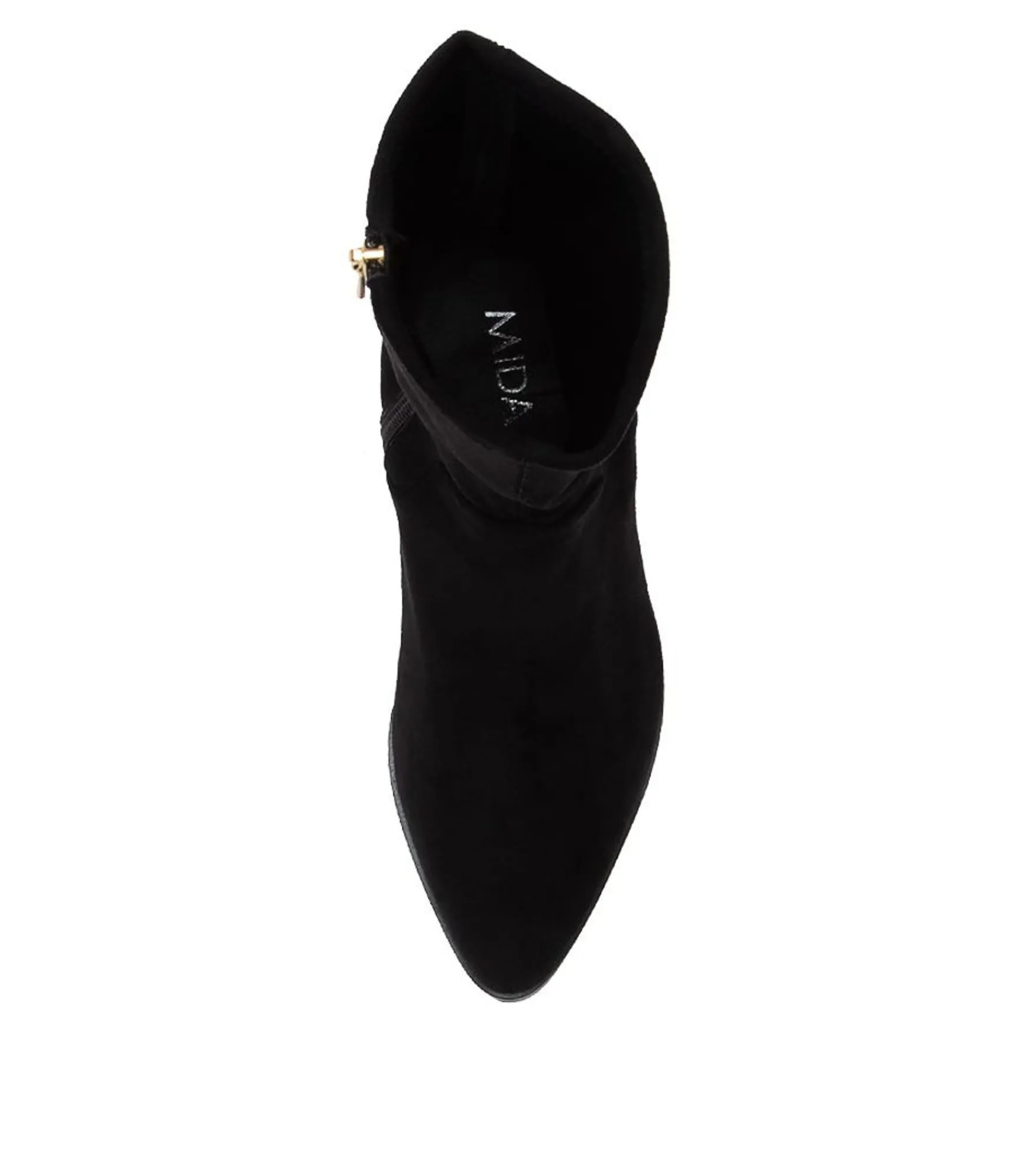 Cheap Midas Shoes Tayden Black Microsuede Calf Boots