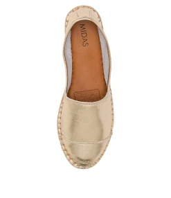Discount Midas Shoes Tellar Pale Gold Leather
