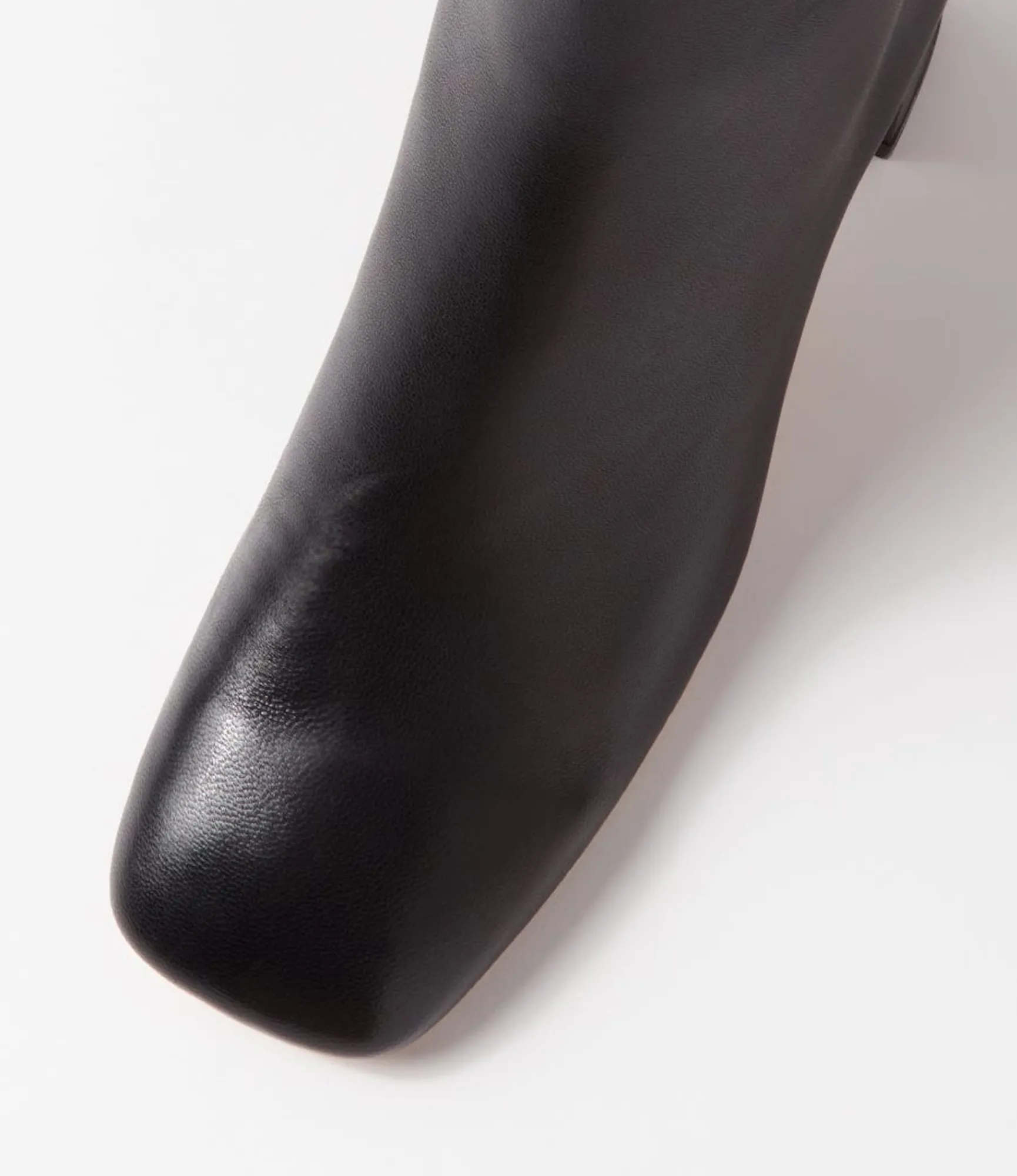 New Midas Shoes Telms Black Leather Ankle Boots