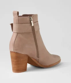 Cheap Midas Shoes Tenae Smoke Leather Ankle Boots