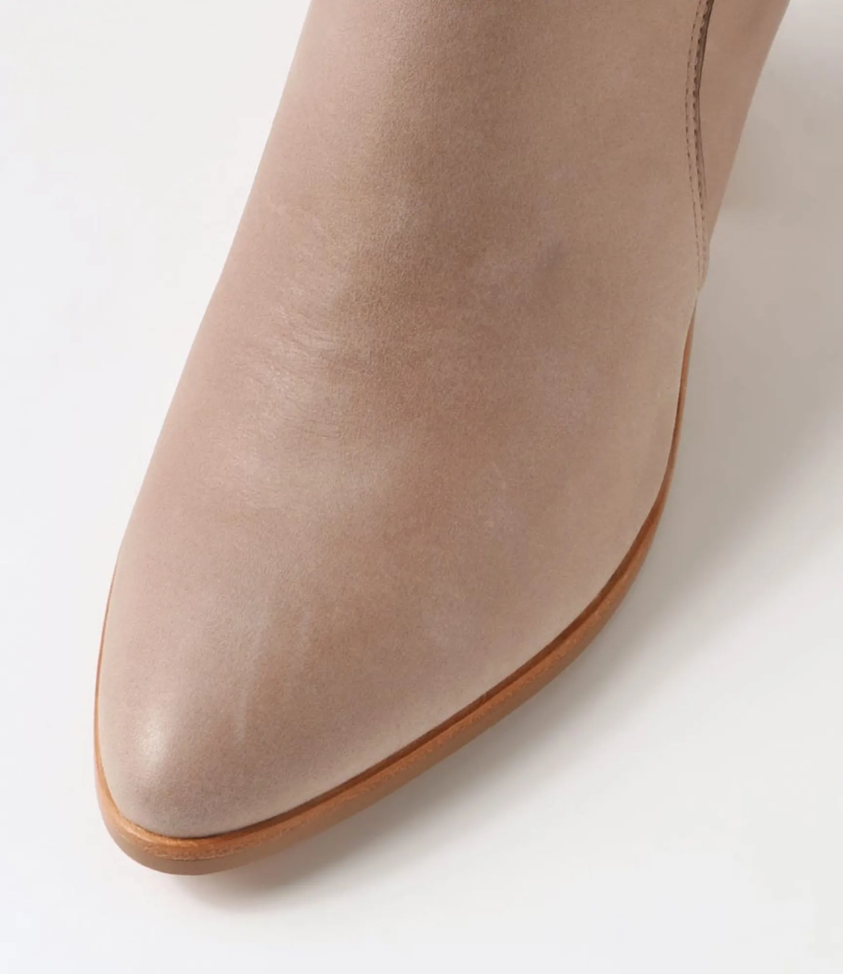 Cheap Midas Shoes Tenae Smoke Leather Ankle Boots