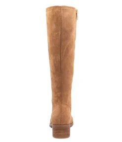 Best Sale Midas Shoes Tenley Camel Stretch Microsuede Knee High Boots