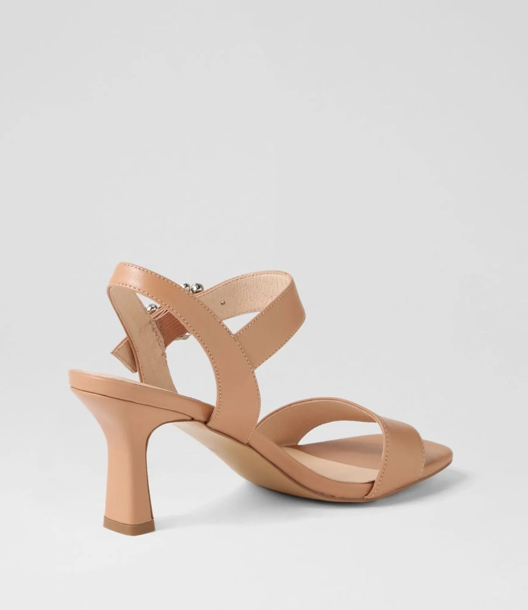 Outlet Midas Shoes Thelmay Nude Leather Sandals
