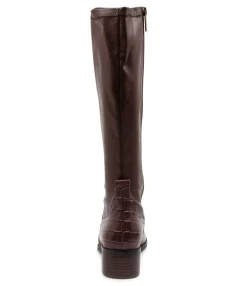 Clearance Midas Shoes Tiana Choc Croc Smooth