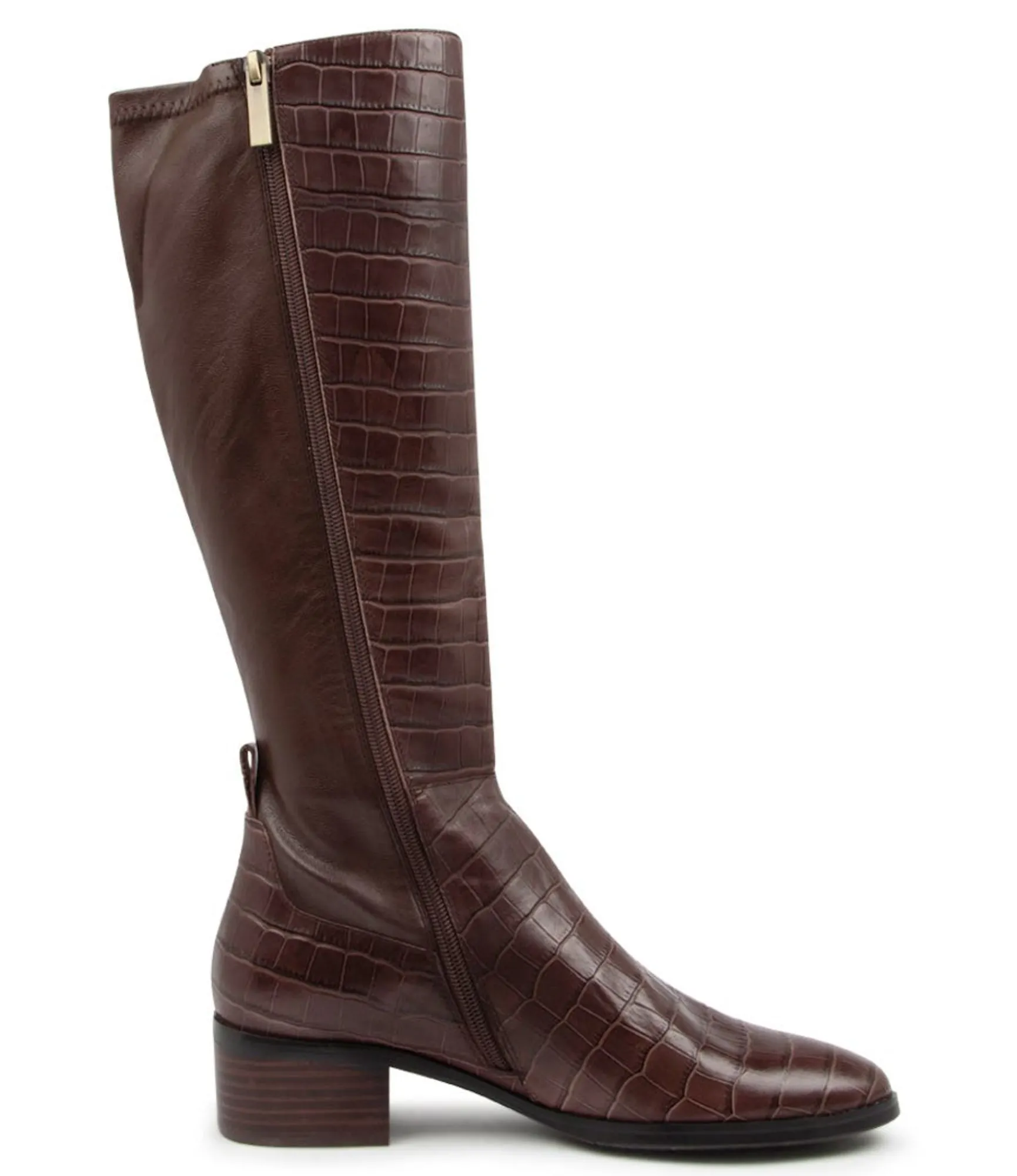 Clearance Midas Shoes Tiana Choc Croc Smooth