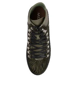 Cheap Midas Shoes Tonlee Khaki Zebra-Army