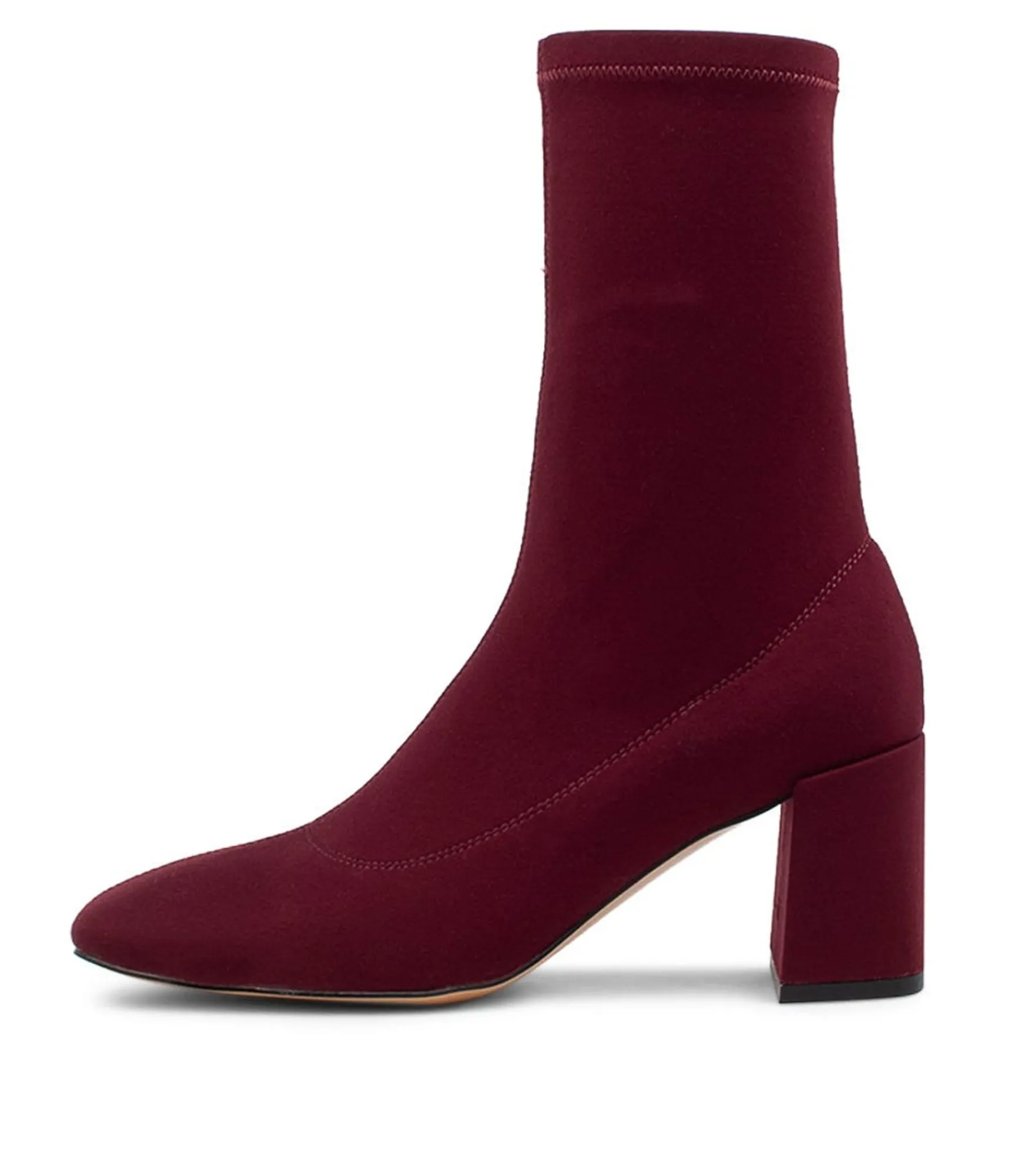 Clearance Midas Shoes Trusted Mulberry Stretch Fabric Ankle Boots