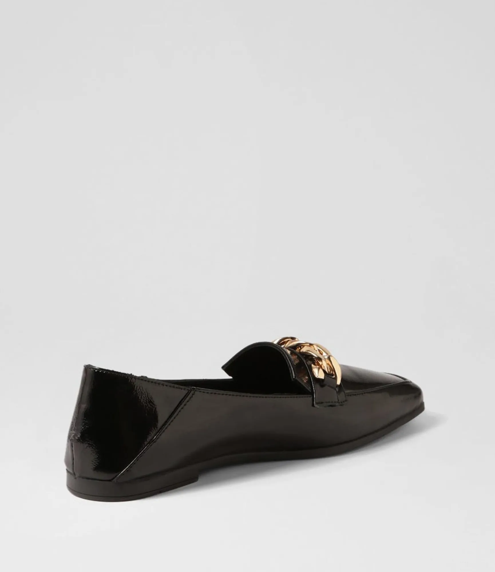 Cheap Midas Shoes Tuscon Black Patent Leather Loafers