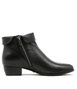 Best Midas Shoes Twinzip Black Leather
