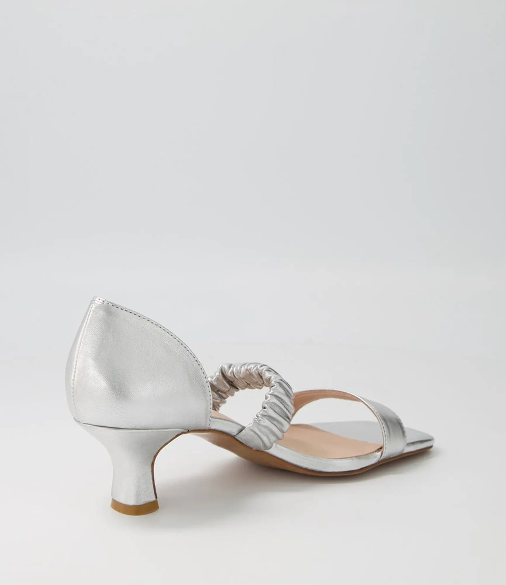 Cheap Midas Shoes Ubet Silver Leather Sandals