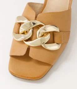 Best Midas Shoes Umo Tan Leather Sandals