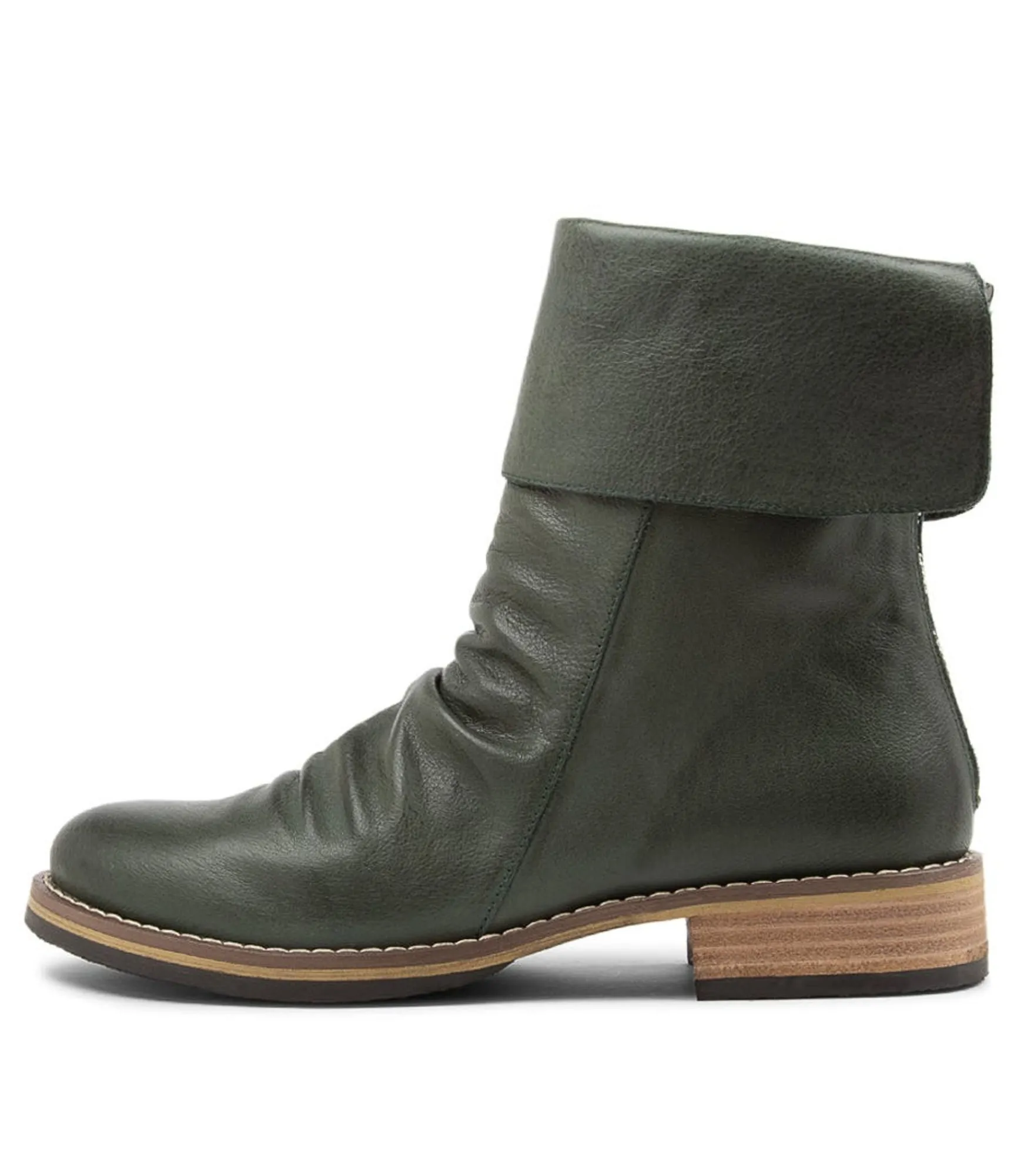 Cheap Midas Shoes Unsee Forest Leather Ankle Boots