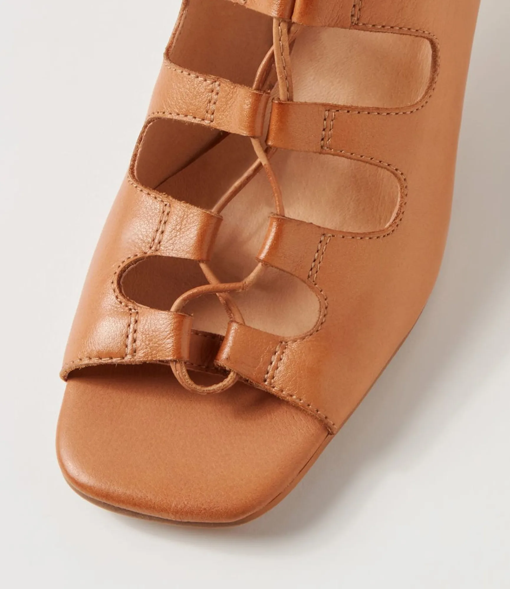 Best Sale Midas Shoes Unyte Tan Leather Sandals