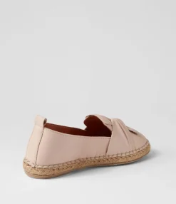 Hot Midas Shoes Uselv Blush Leather Espadrilles