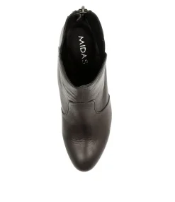 Cheap Midas Shoes Utterly Black Leather
