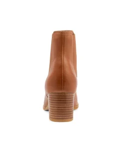 Discount Midas Shoes Veena Tan Leather Chelsea Boots