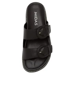 Clearance Midas Shoes Vennie Black Leather