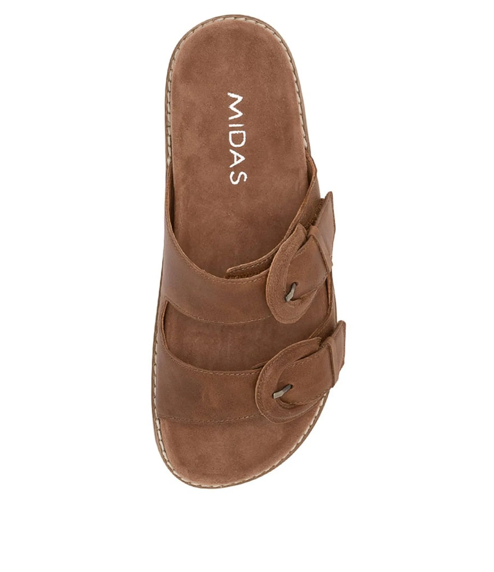 Clearance Midas Shoes Vennie Walnut Leather