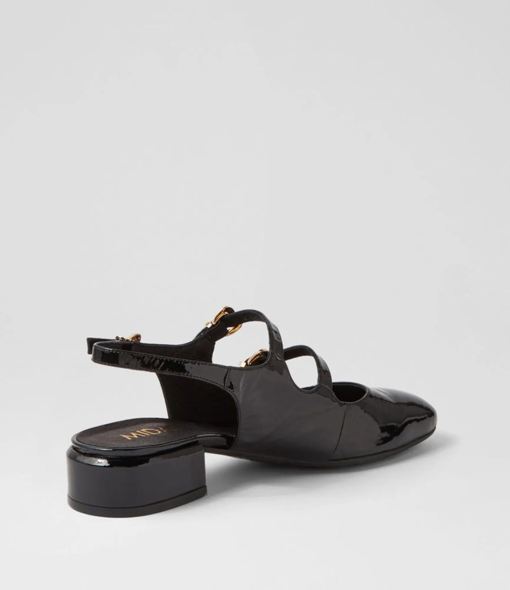 Flash Sale Midas Shoes Virazzo Black Patent Leather Heels