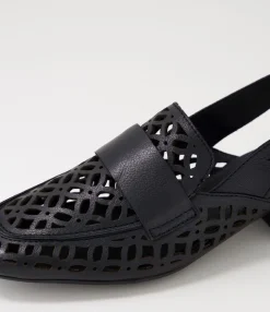 Flash Sale Midas Shoes Viscious Black Leather Heels