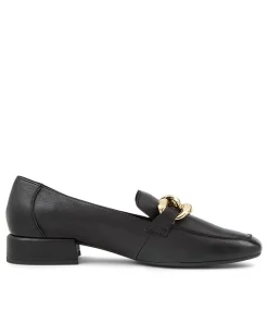 Cheap Midas Shoes Visten Black Leather Loafers